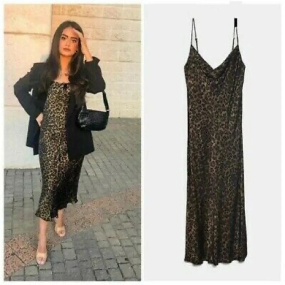 Zara animal print slip dress - Picture 2 of 10